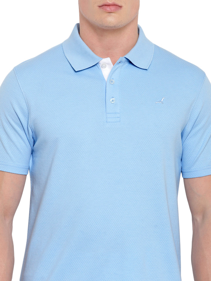 Men's HexaFresh Polo Collar T-Shirt - Breathable Cotton Poly Blend