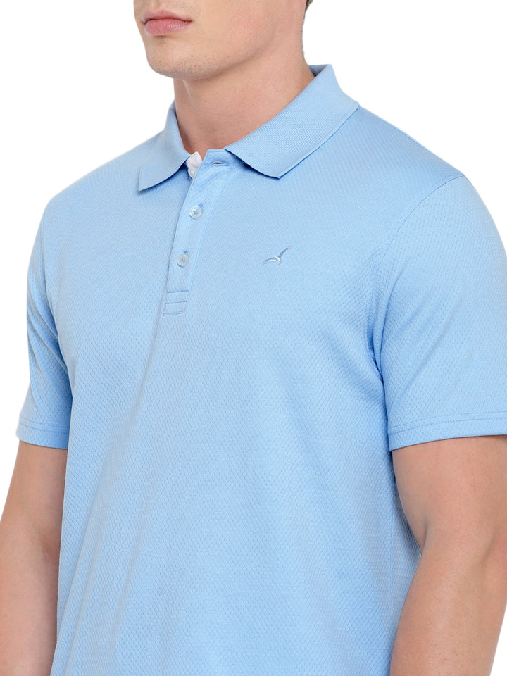 Men's HexaFresh Polo Collar T-Shirt - Breathable Cotton Poly Blend