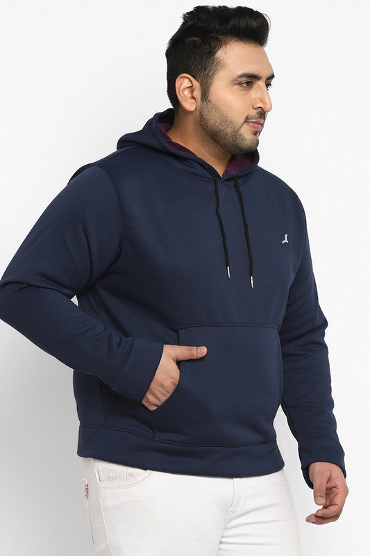 Plus size navy hoodie hotsell