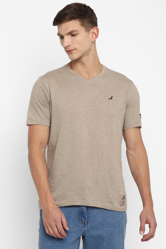 Cotton Men's Half Sleeves V Neck T-Shirt  (CLEARANCE SALE NO EXCHANGE NO RETURN)